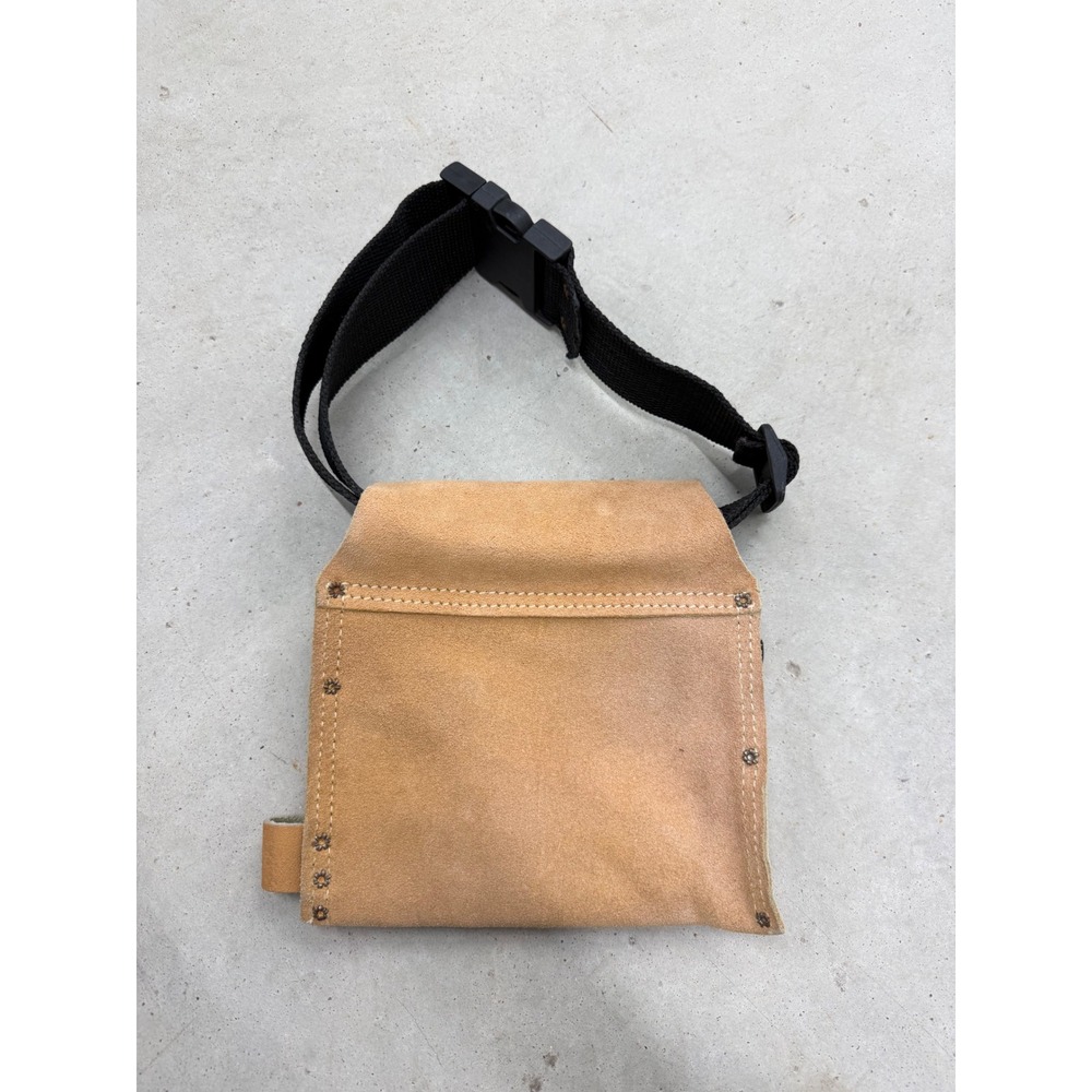 CLC Custom LeatherCraft 2100X Tan Suede Tool Pouch Belt with Hammer Loop - Picture 2 of 2